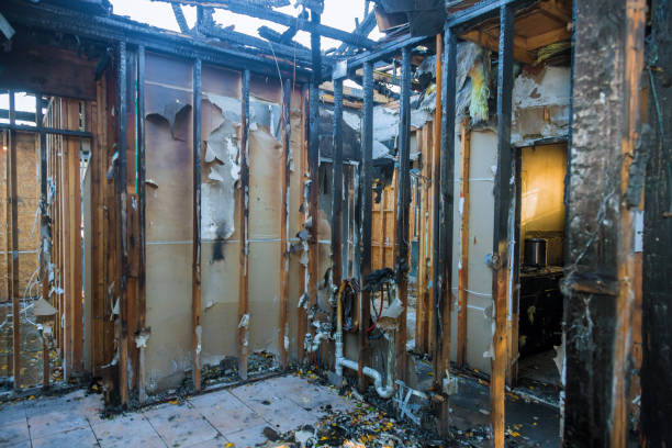 Professional Fire Damage Repair technician working in Union Gap, WA